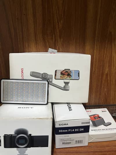 Sony zve10 with other accessories