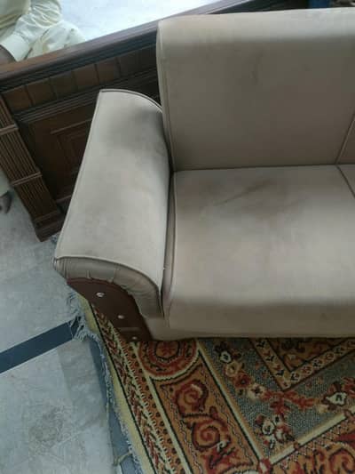 skin colour sofa cum bed