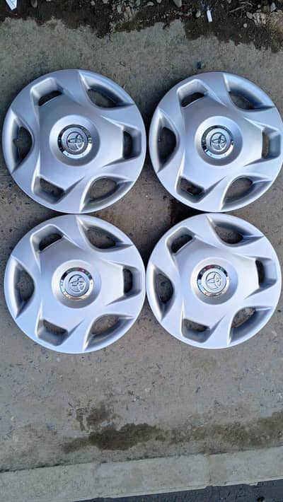 Toyota Vitz And Platz 13 Size Original Wheel Covers FRESH Set 4 piece