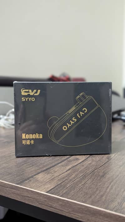 CVJ Konoka IEMS ( W/Mic) triple driver (New/ Sealed)