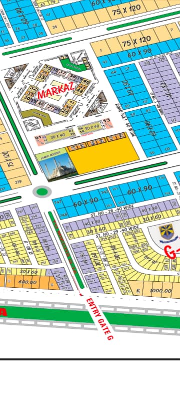 30x60 Level Plot For Sale In G-15 Islamabad