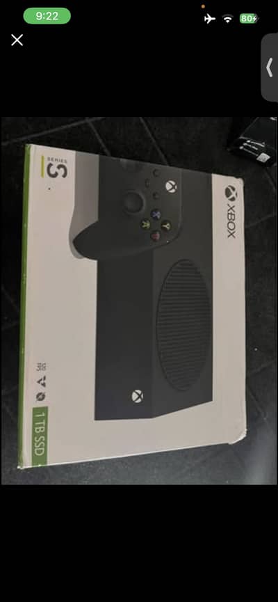 Xbox series s 1tb black edition in mint condition