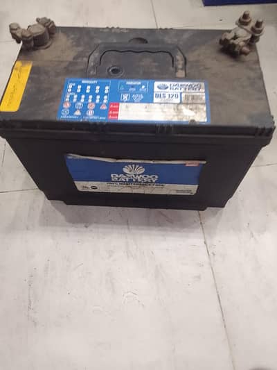 Daewoo battery 120 amp  just 2 month use new battery health 93%