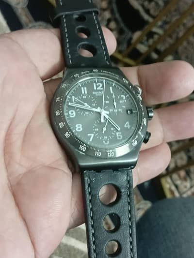 Swatch v8 irony. 44mm