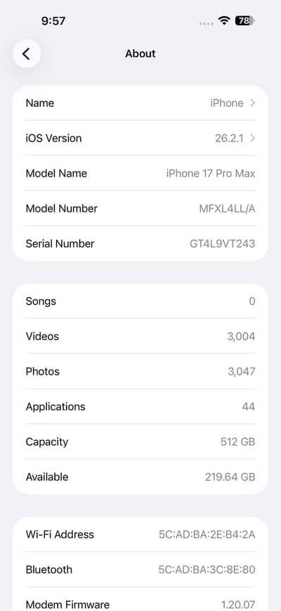17 pro max jv duall E sim