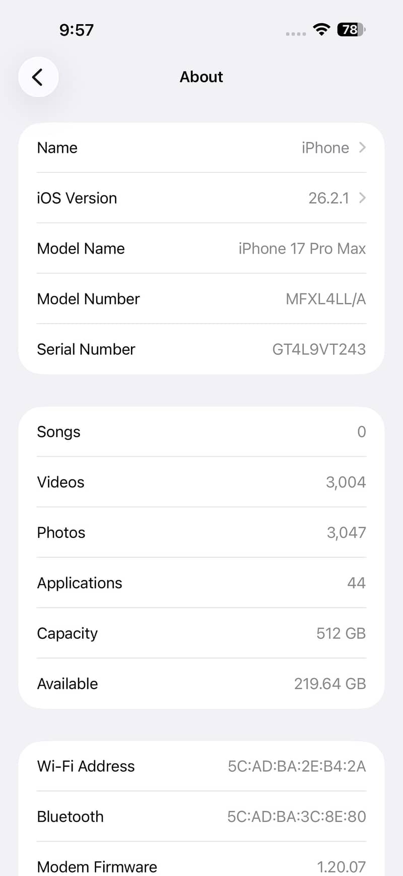 17 pro max jv duall E sim 0