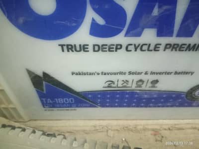 185 ampere Osaka tall tubular batteries