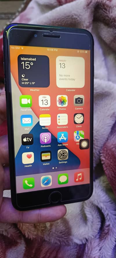 iPhone 7 plus 128 GB  fingerprint no working battery exchange