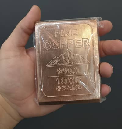 Fine Copper Bar 999 1kg