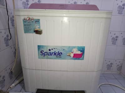 Large washing machine with dryer