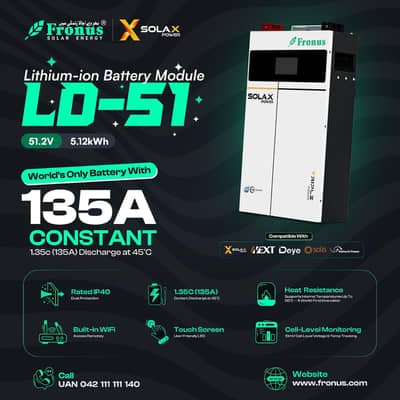 Fronus Solar Energy and Solax Power  Lithium-ion Battery