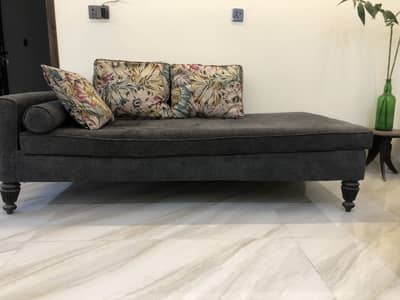 Day bed with 2 seater sofa