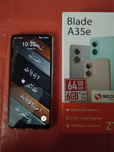 ZTE blade a35e for sale in excellent condition