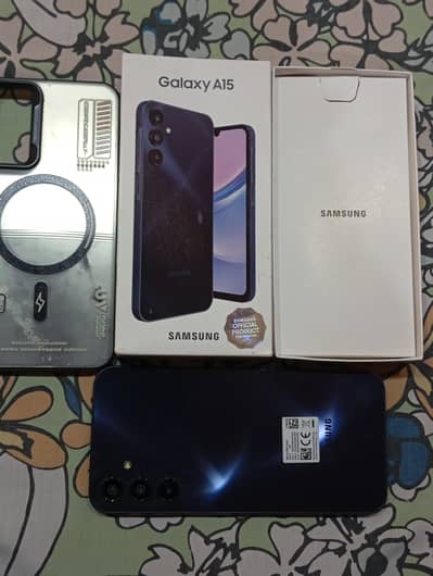 Samsung a15  128 GB full box condition 10/9.5 home use mobile