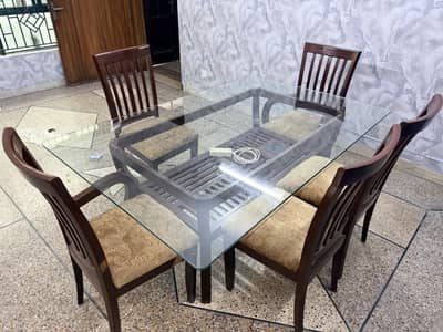 Glass Dinning table