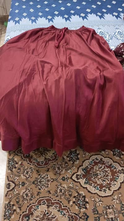 Heavy flared sharara and embroidered dupatta