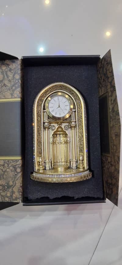 Premium Gold Islamic Decorative Clock – Gift Item