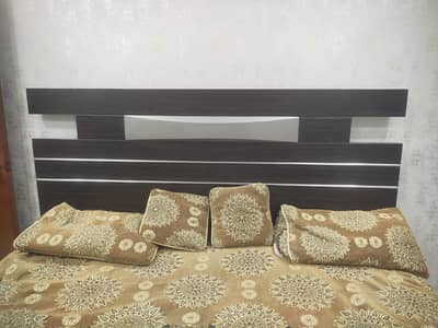 Double Bed with side table for sale