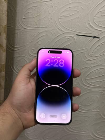 ifone 14 pro pta approved  81 battery health for urgent sale