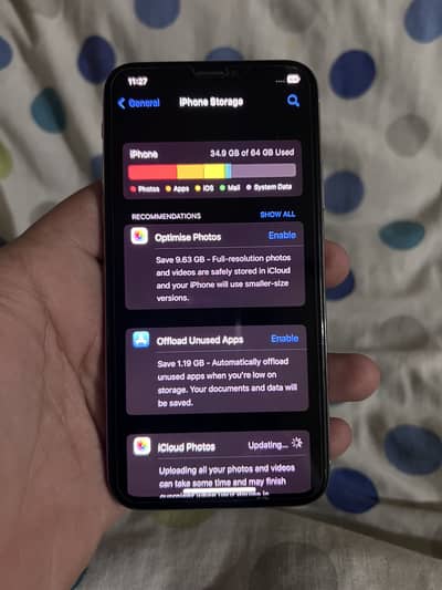 argent sale of iphone x