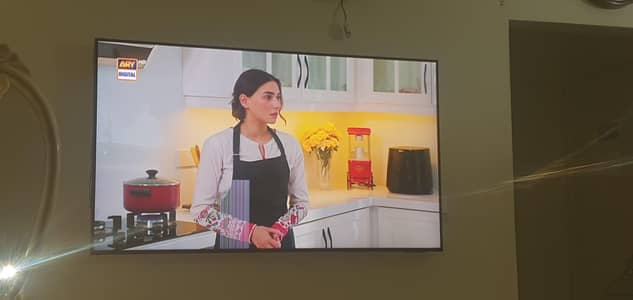 samsung led 55 inch one line in the middle which disappears at times