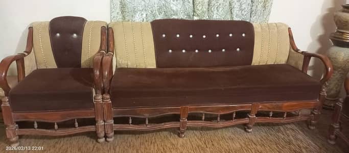 Velvet Sofa Set (5 seater)