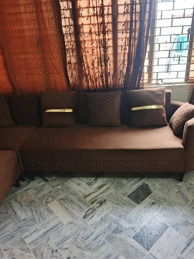 L shape sofa 7 seater condition 10/10