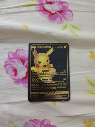 Pokemon card GX Pikachu