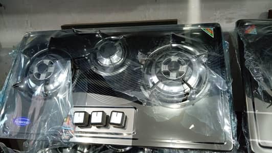 hobs automatic 3 burner hob  automatic hob kitchen steel  glass hob