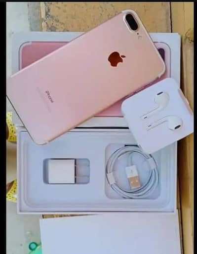 IPhone 7 plus 128 GB only WhatsApp number03468556940