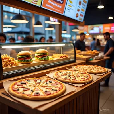 Pizza & Fast Food , Food Court