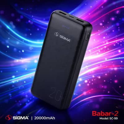  SIGMA 20000mAh Power Bank – Model SC-99 (Babar-2)