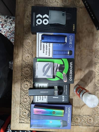 5 VAPES & LIQUID AT EXTREMELY CHEAP PRICE