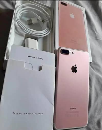 IPhone 7 plus 128 GB only WhatsApp number03468556940