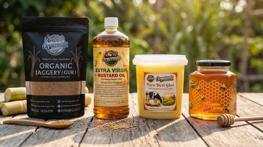 Desi Ghee, Natural Gur & Fresh Honey , Mustard Oil , Fresh Oil Ghee
