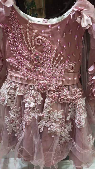 Frok Sale in grey color (Net) from 3 to 6 months