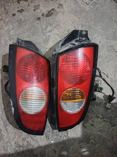 Santro club bavk lights with holders and bulbs