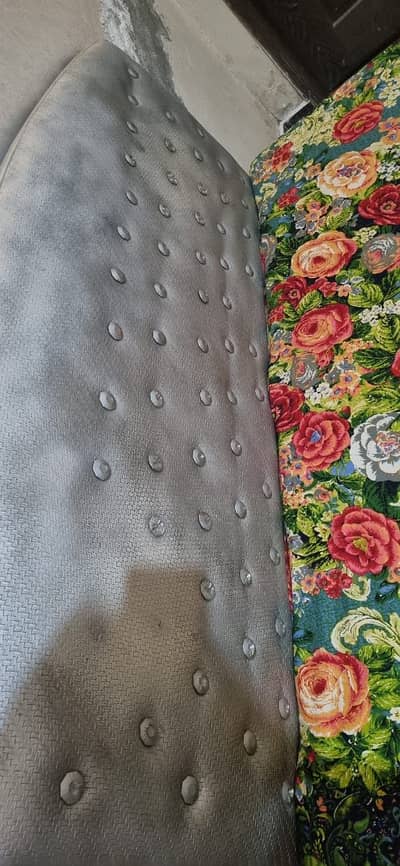 Bed without mattress