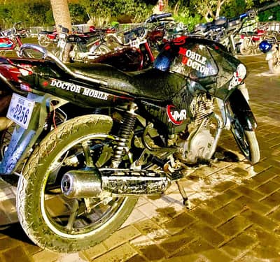 it's YBR 2017 7.5/10 Condition with showroom invoice