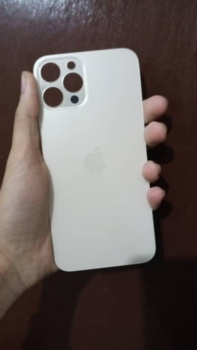 Apple I phone 12 pro orgnal back off white