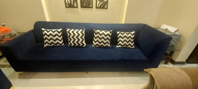 7 Seater L-Shaped Sofa Set