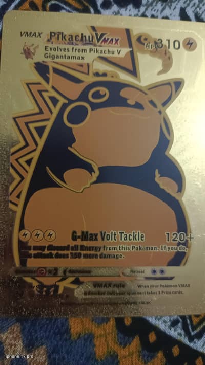 Pikachu vmax | G-max  volt tackle