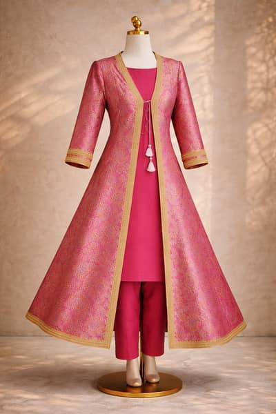 Jamawar Party Wear 3 Piece Dress – Brand New – Wedding Formal