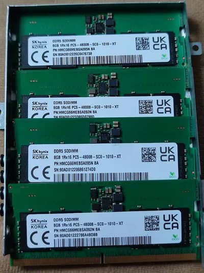 SK Hynix 16GB RAM DDR5 4800MHz Laptop Memory SODIMM (100% Working)