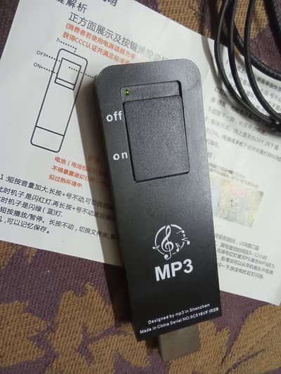 Original MP3 player with SD card slot.