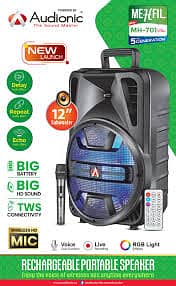 Mehfil MH-701 1.0 Portable Rechargeable Bluetooth speaker with Mic