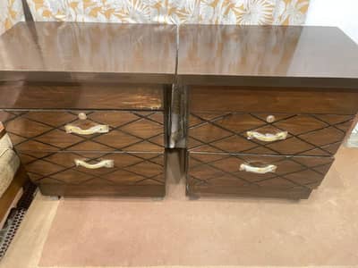 Two side tables brand new