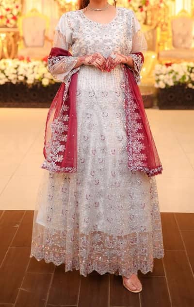 Light Grey Heavy Formal Dress for Sale – Wedding Wear