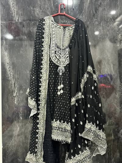 3 piece suit garara shirt with dupatta