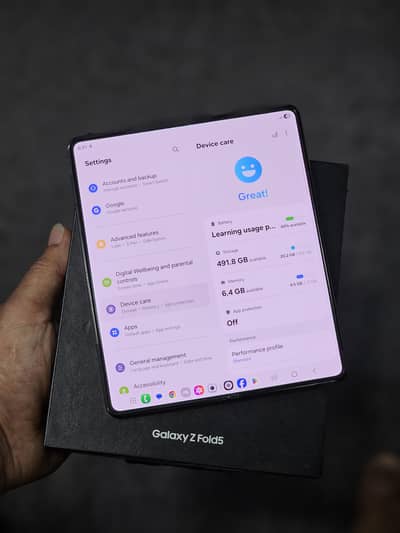 Samsung Z fold 5 Official PTA Approved 12/512